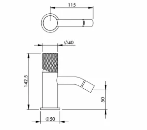 Technical drawing of product ESZ120