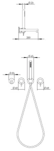 Technical drawing of product EVO420-430