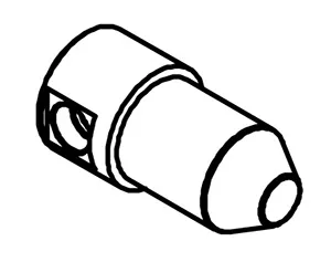 In-wall technical drawing of product EGO011