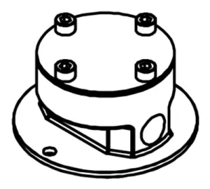 Disegno tecnico incasso del prodotto EGO095