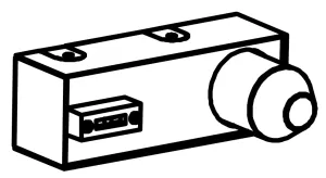 In-wall technical drawing of product EGO184