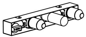 In-wall technical drawing of product EGO404-414