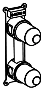 In-wall technical drawing of product EGO112