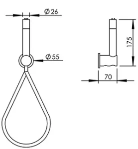 Disegno tecnico del prodotto IDR080