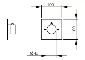 Technical drawing of product IDZ003