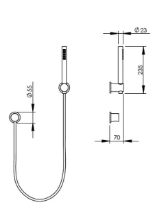 Disegno tecnico del prodotto JOB-JOA152