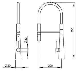 Technical drawing of product KIT188