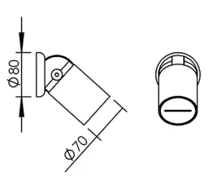 Disegno tecnico del prodotto NOT700
