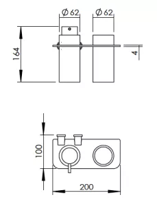 Disegno tecnico del prodotto PLA200