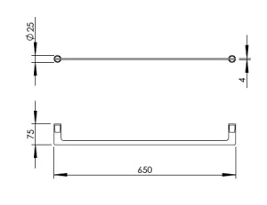 Disegno tecnico del prodotto PLA560