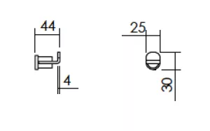 Technical drawing of product PLA610
