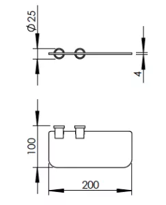 Disegno tecnico del prodotto PLA920