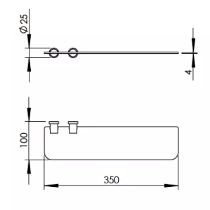 Technical drawing of product PLA930