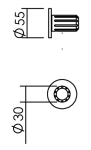 Disegno tecnico del prodotto ROL010