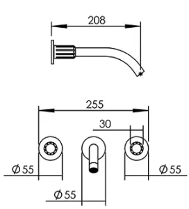 Disegno tecnico del prodotto ROL270