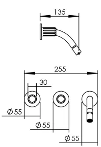 Disegno tecnico del prodotto ROL291