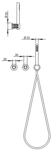 Disegno tecnico del prodotto ROL300-305