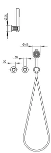 Disegno tecnico del prodotto ROL320-325