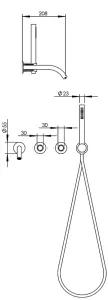 Disegno tecnico del prodotto ROL420-425