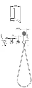 Disegno tecnico del prodotto ROL440-445