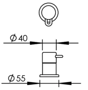 Disegno tecnico del prodotto SAT032