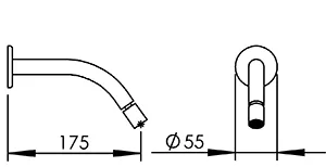 Disegno tecnico del prodotto SAT038