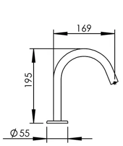 Disegno tecnico del prodotto SAT044