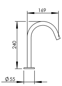 Disegno tecnico del prodotto SAT045