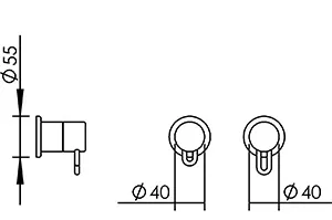 Disegno tecnico del prodotto SAT122
