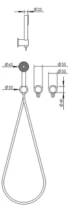 Technical drawing of product SAT300-310