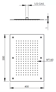 Disegno tecnico del prodotto SIP554