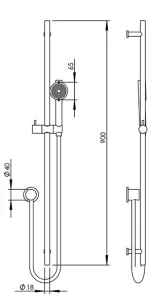 Disegno tecnico del prodotto STB-STA903