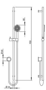 Technical drawing of product STB-STA904