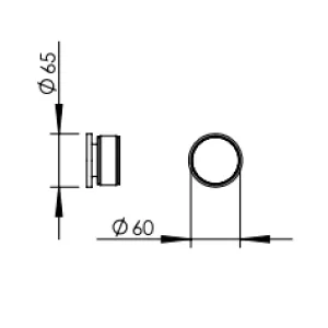 Technical drawing of product STO011