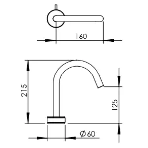 Technical drawing of product STO070