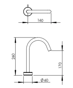 Technical drawing of product STO075