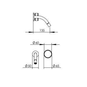 Technical drawing of product STO115