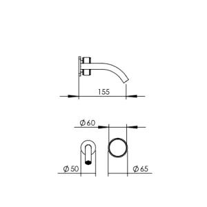 Technical drawing of product STO180