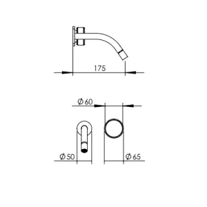 Technical drawing of product STO195