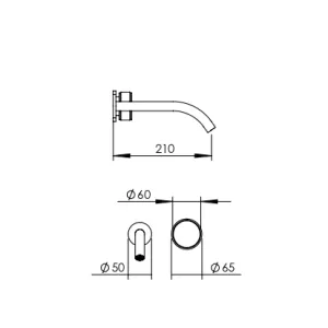 Disegno tecnico del prodotto STO210