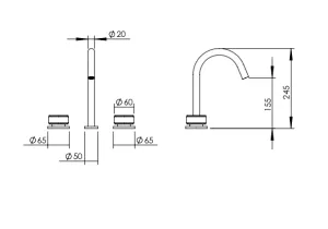 Technical drawing of product STO224