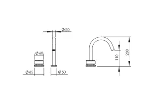 Technical drawing of product STO240