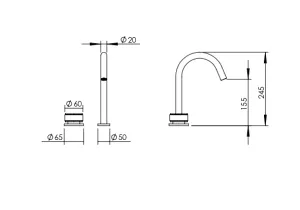 Technical drawing of product STO242