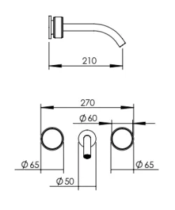 Technical drawing of product STO270
