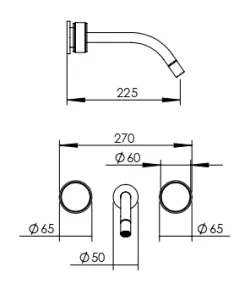 Technical drawing of product STO275