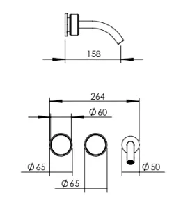 Technical drawing of product STO284