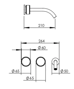 Disegno tecnico del prodotto STO286