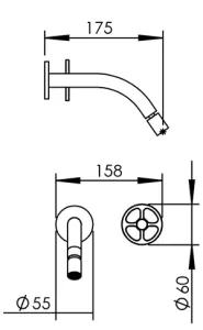 Technical drawing of product VOL195