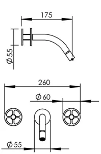 Disegno tecnico del prodotto VOL265