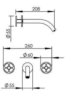Technical drawing of product VOL270